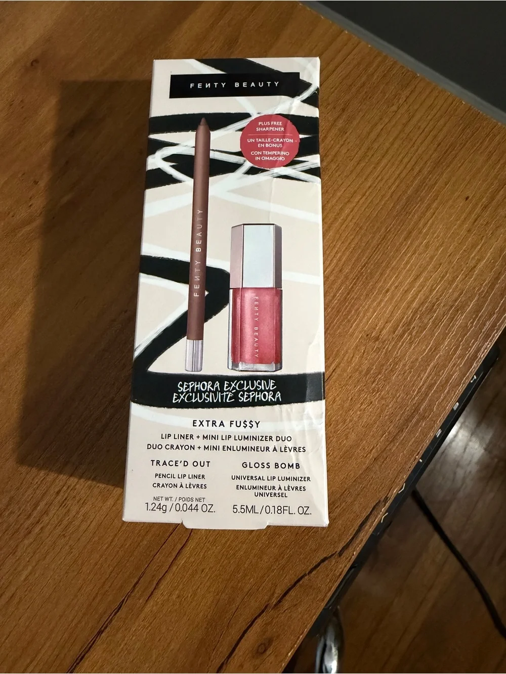 Fenty Beauty Extra Fussy Lip Liner & Mini Gloss Duo - Rose